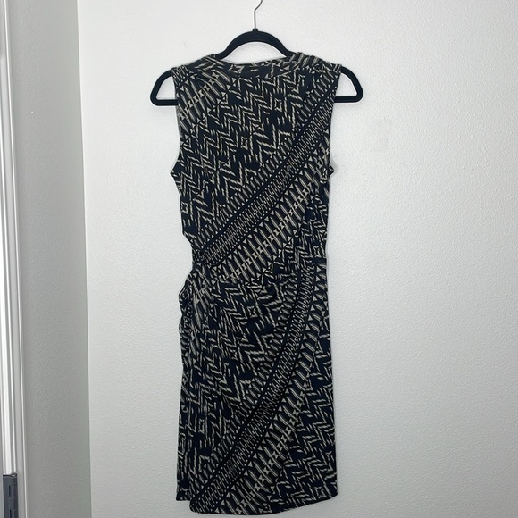 Collective Concepts Black Wrap Dress - Picture 6 of 10